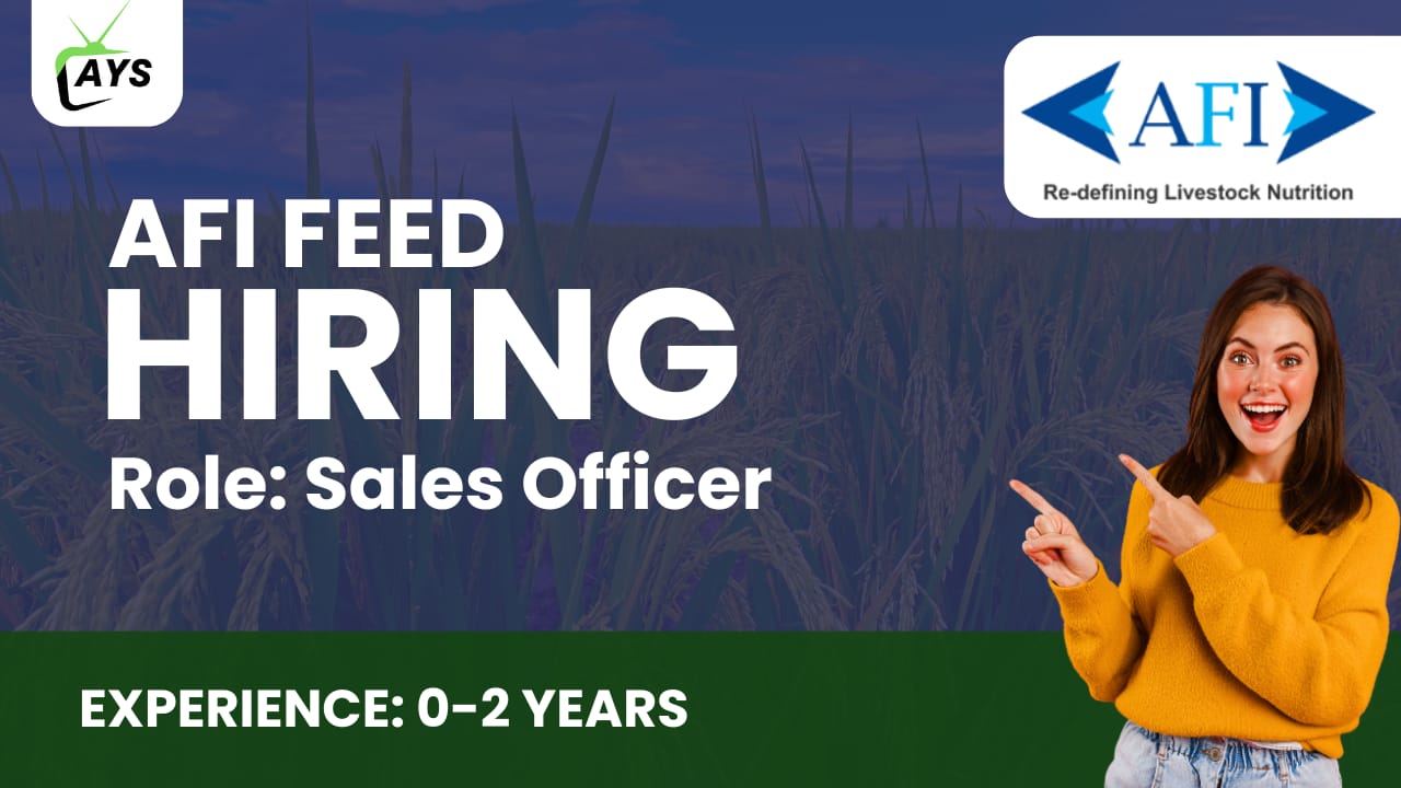 AFI Feed Hiring Sales Officer